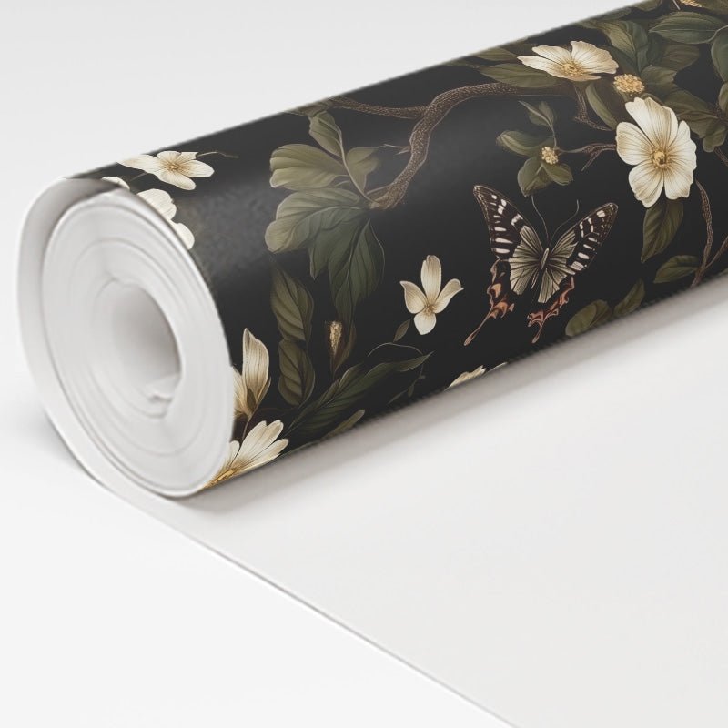 Midnight Blossom Wallpaper - Painted Paper