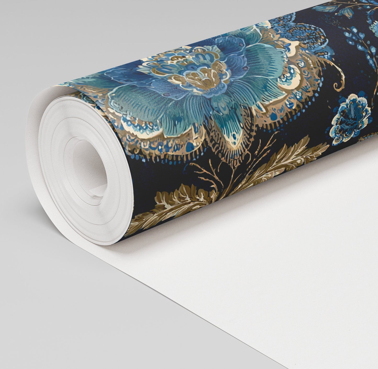 Midnight Court Wallpaper - Painted Paper