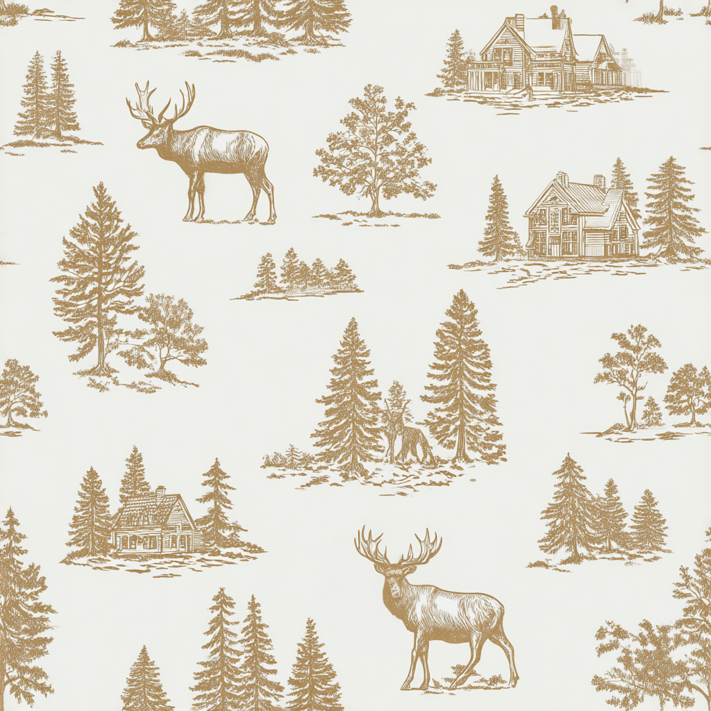 Moose's Lodge - Painted Paper