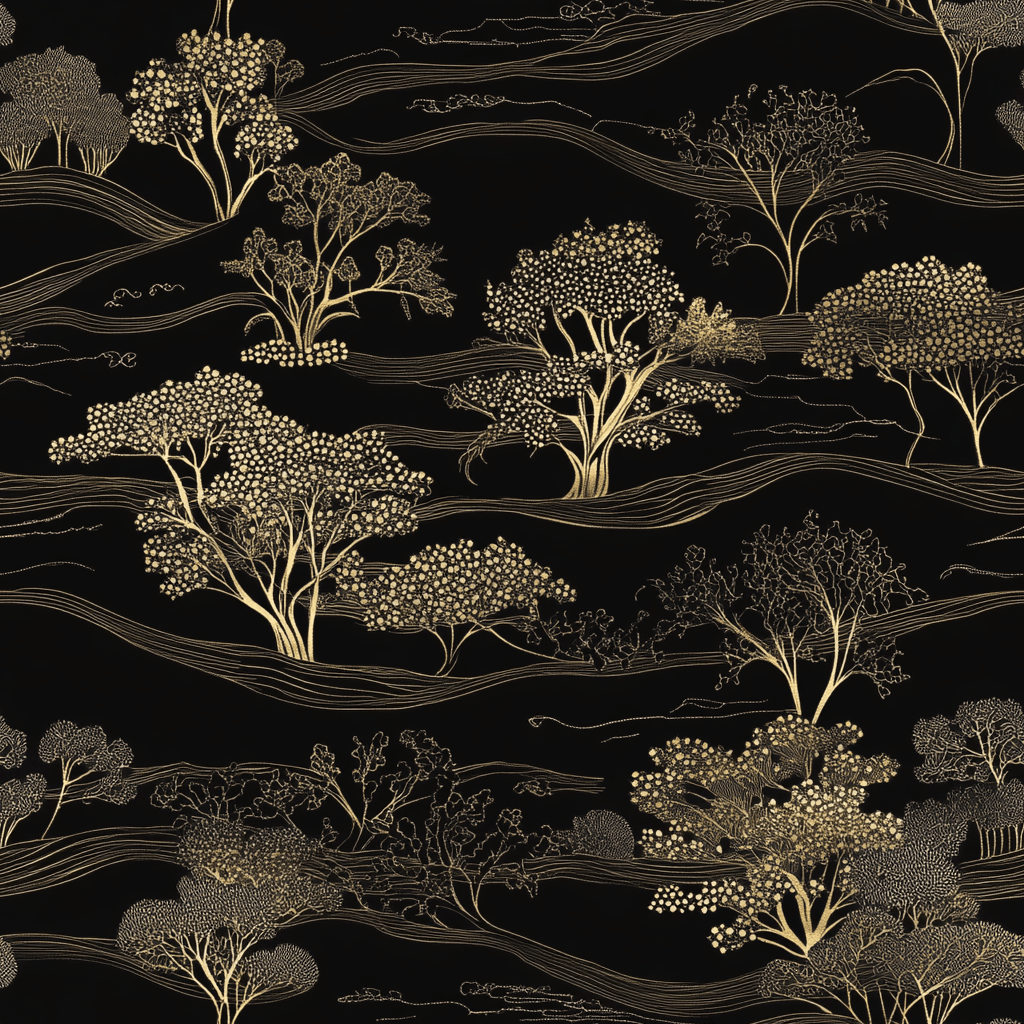 Nightfall Wallpaper - Painted Paper