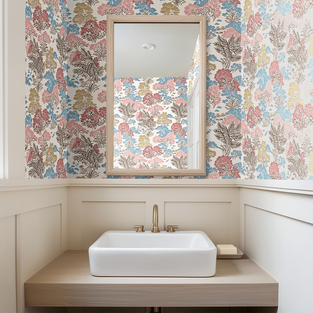 Nostalgic Garden 2 Wallpaper - Painted Paper