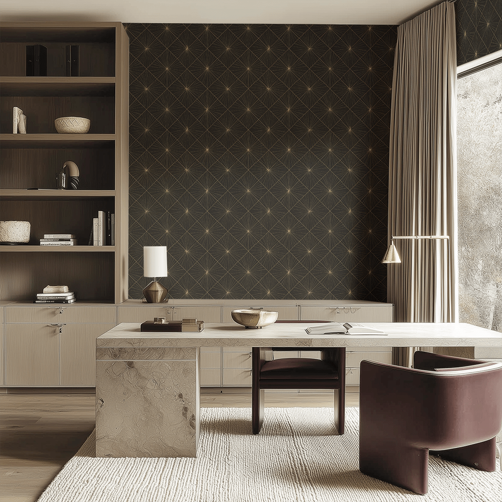 Nova Lattice Wallpaper - Painted Paper