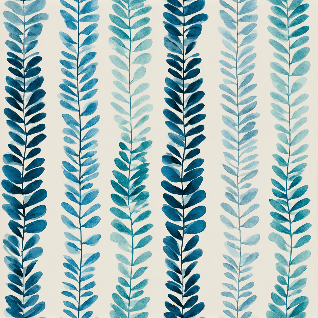 Ocean Vine Wallpaper - Painted Paper