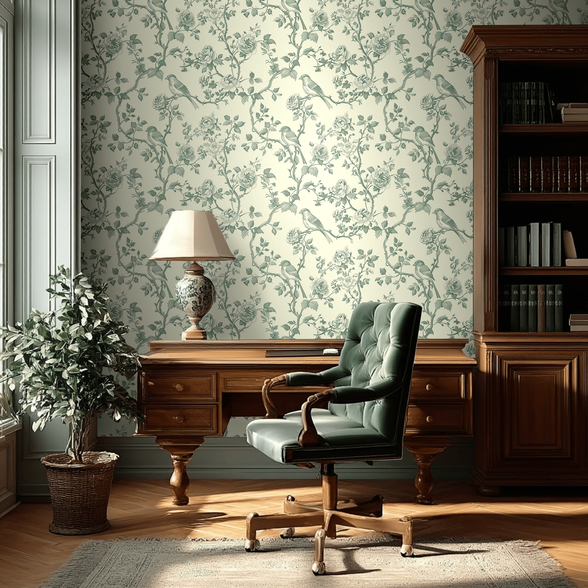 Oona Wallpaper - Painted Paper