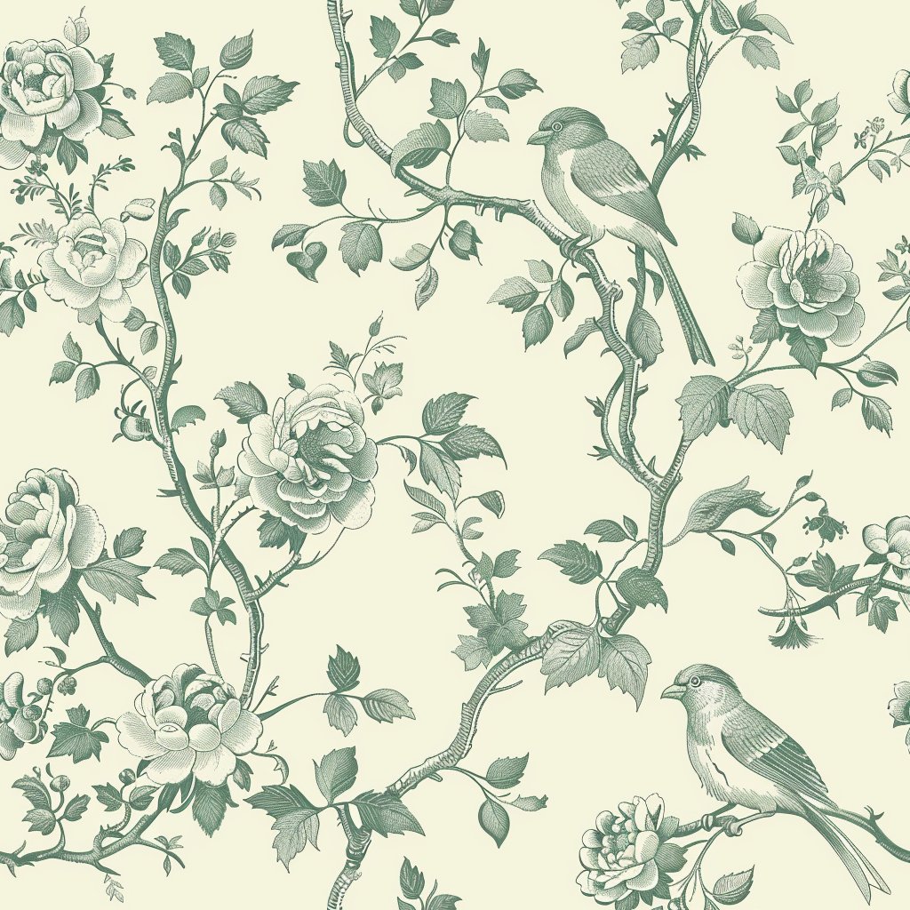 Oona Wallpaper - Painted Paper