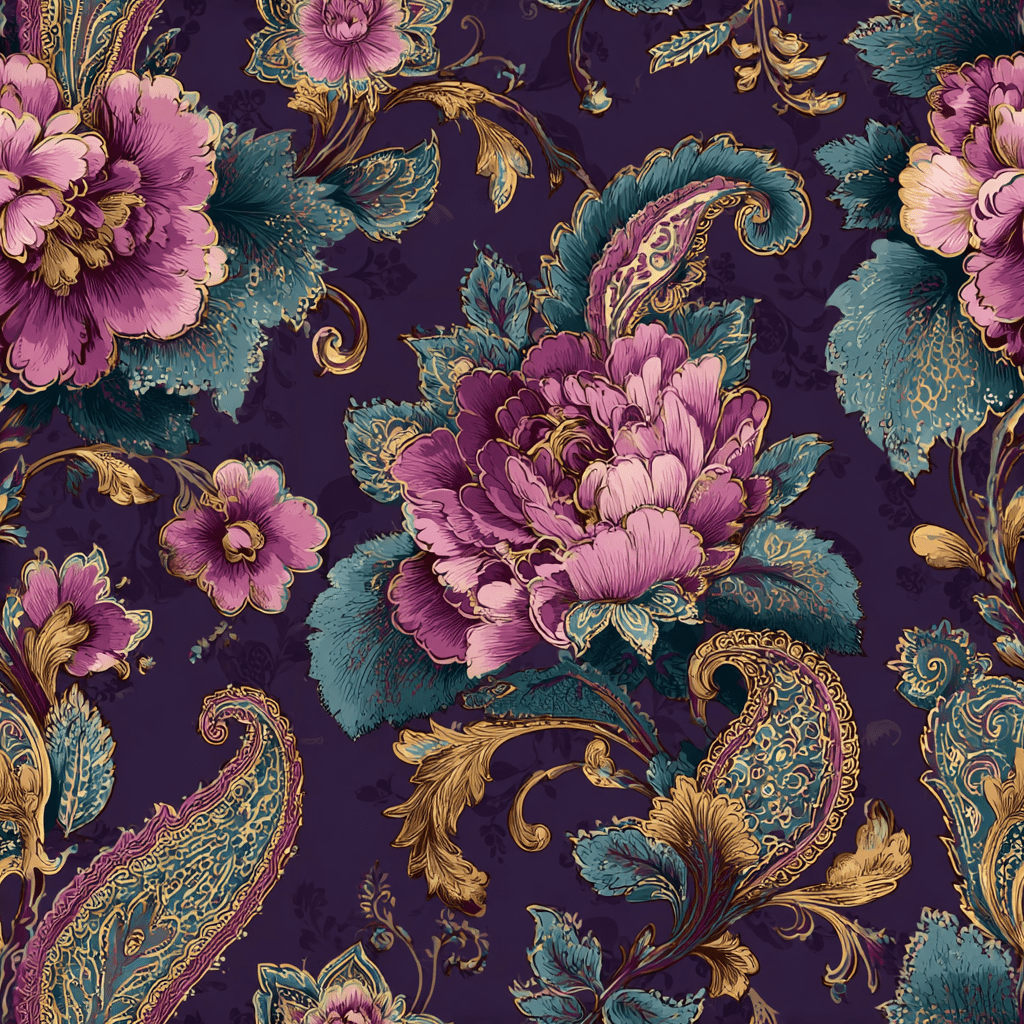 Opal Bloom Wallpaper - Painted Paper