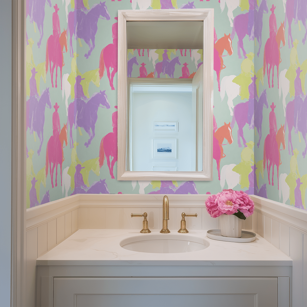 Pasturel Wallpaper - Painted Paper
