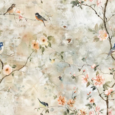 Portia Floral Wallpaper - Painted Paper