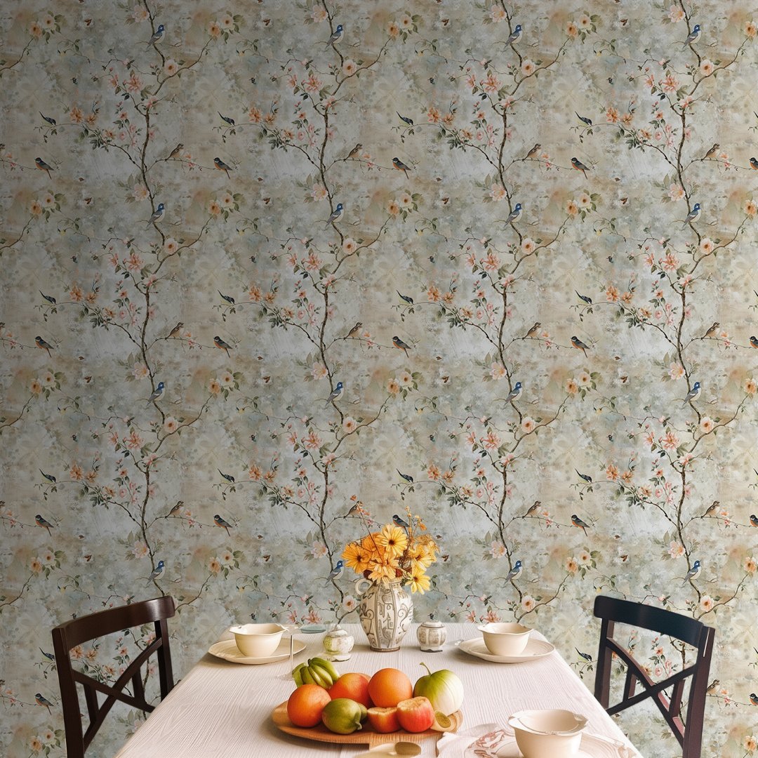 Portia Floral Wallpaper - Painted Paper