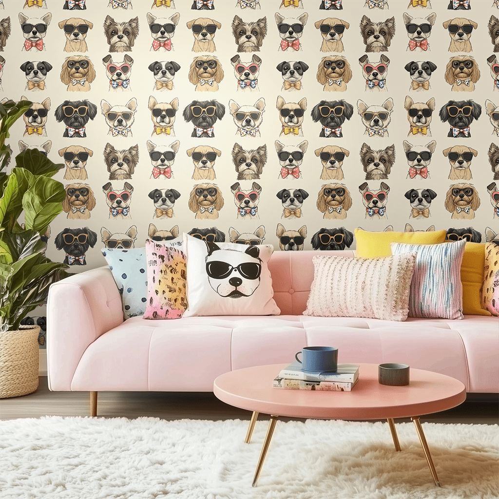 Pup - arazzi Wallpaper - Painted Paper