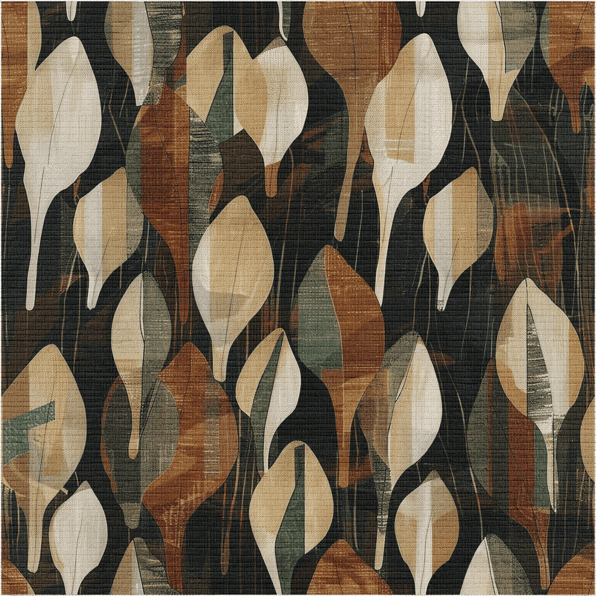 Red Clay County Faux Grasscloth Wallpaper - Painted Paper
