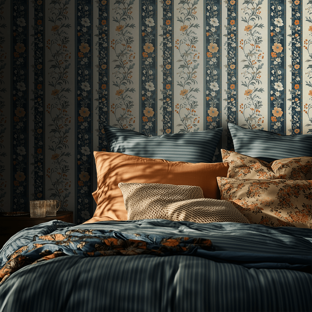 Regal Wildflower Wallpaper - Painted Paper