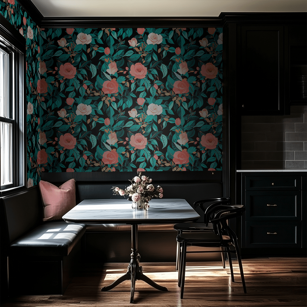 Rosewood Jungle Wallpaper - Painted Paper
