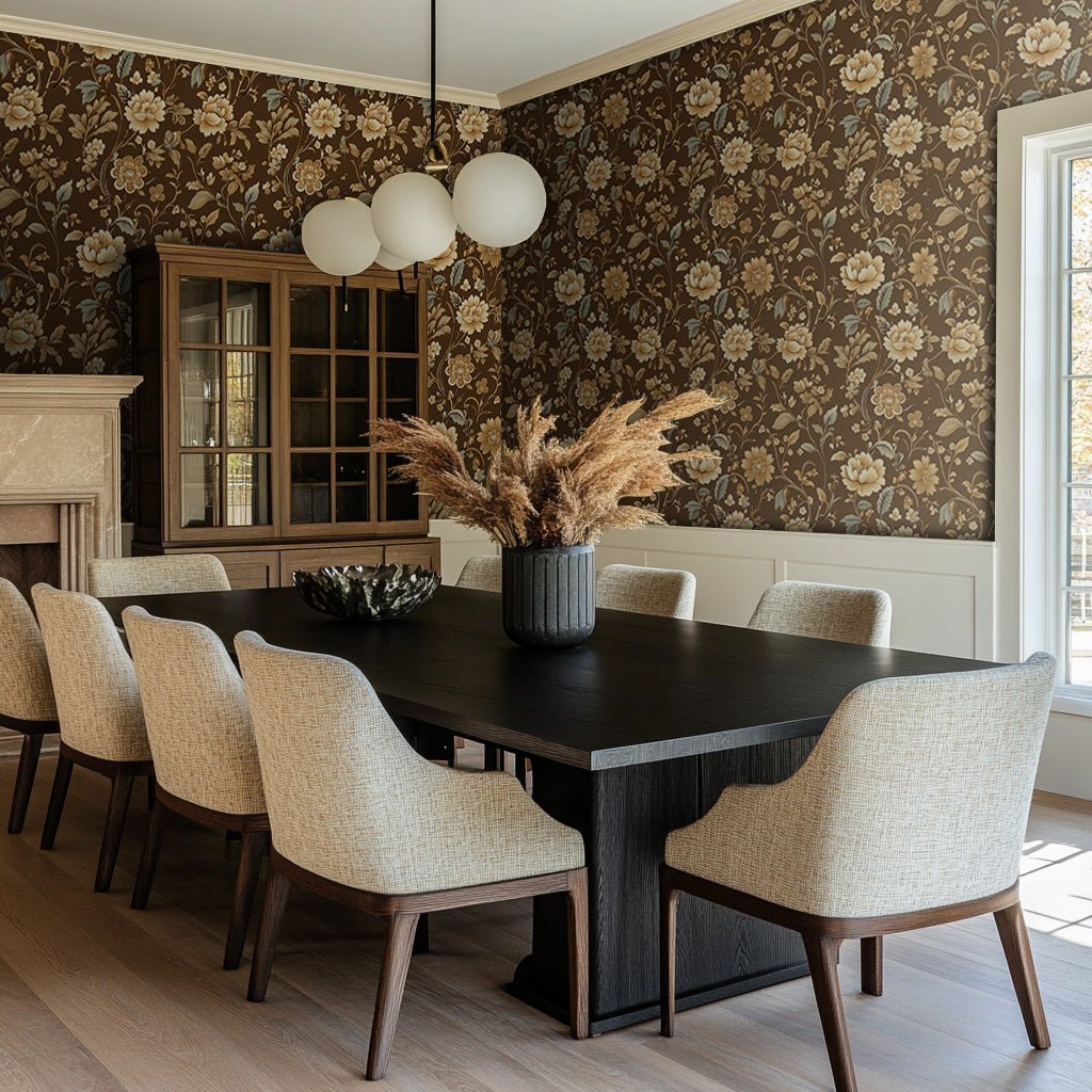 Russet Garden Wallpaper - Painted Paper