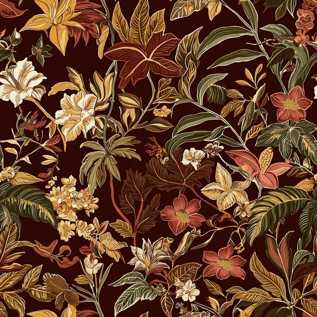 Rustica Tropic Wallpaper - Painted Paper
