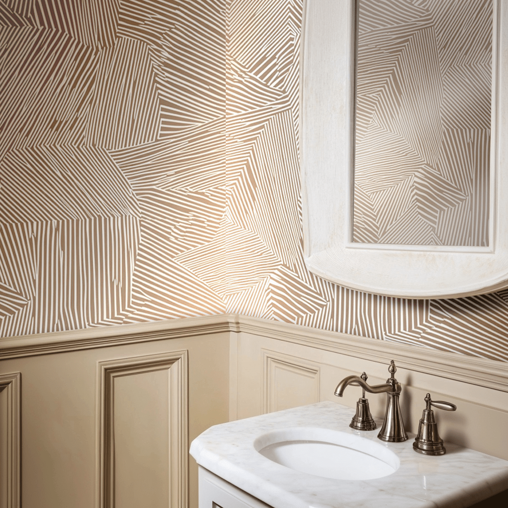 Sable Abstract Wallpaper - Painted Paper