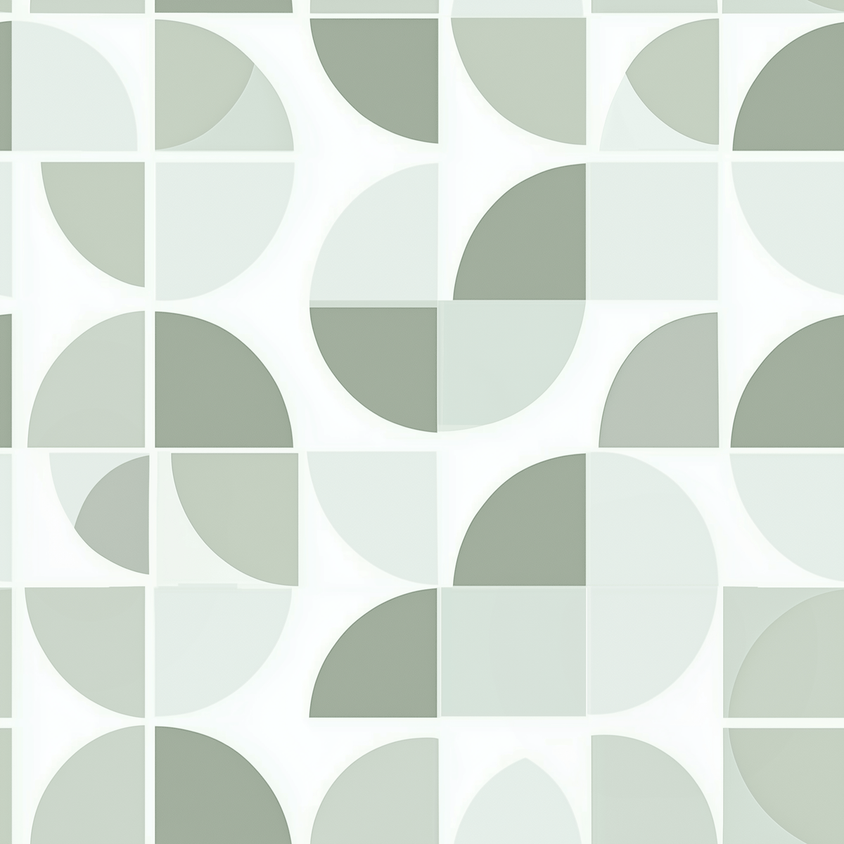 Sage Rhythm Wallpaper - Painted Paper