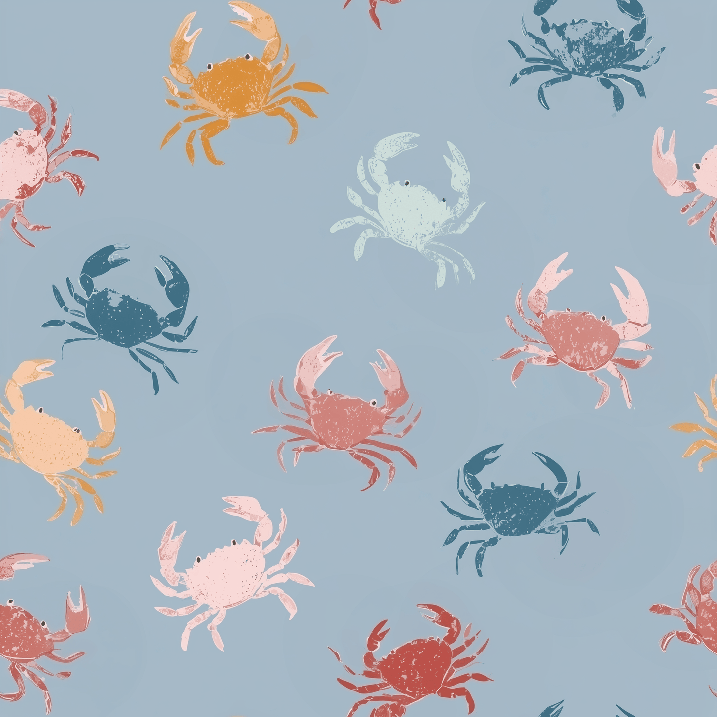 Saltwater Crawl Wallpaper - Painted Paper