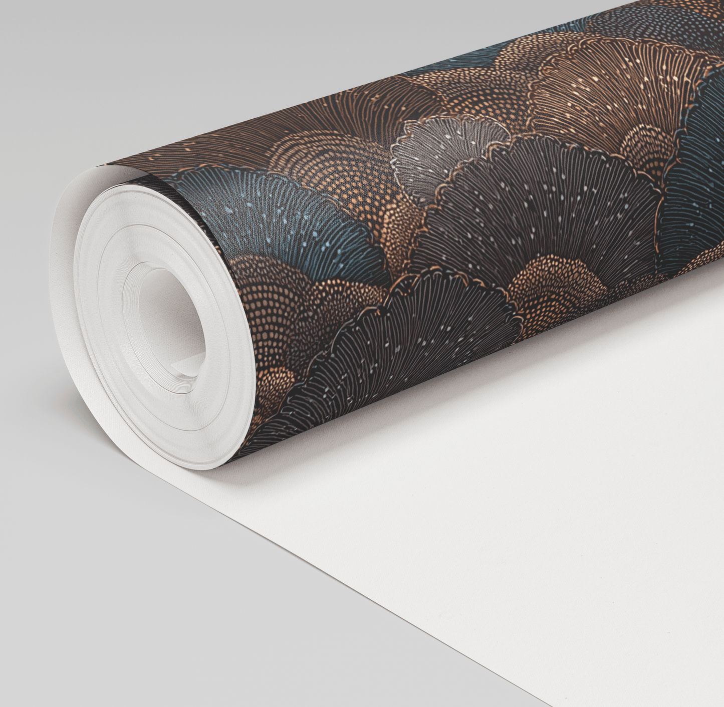 Scallop Mirage Wallpaper - Painted Paper