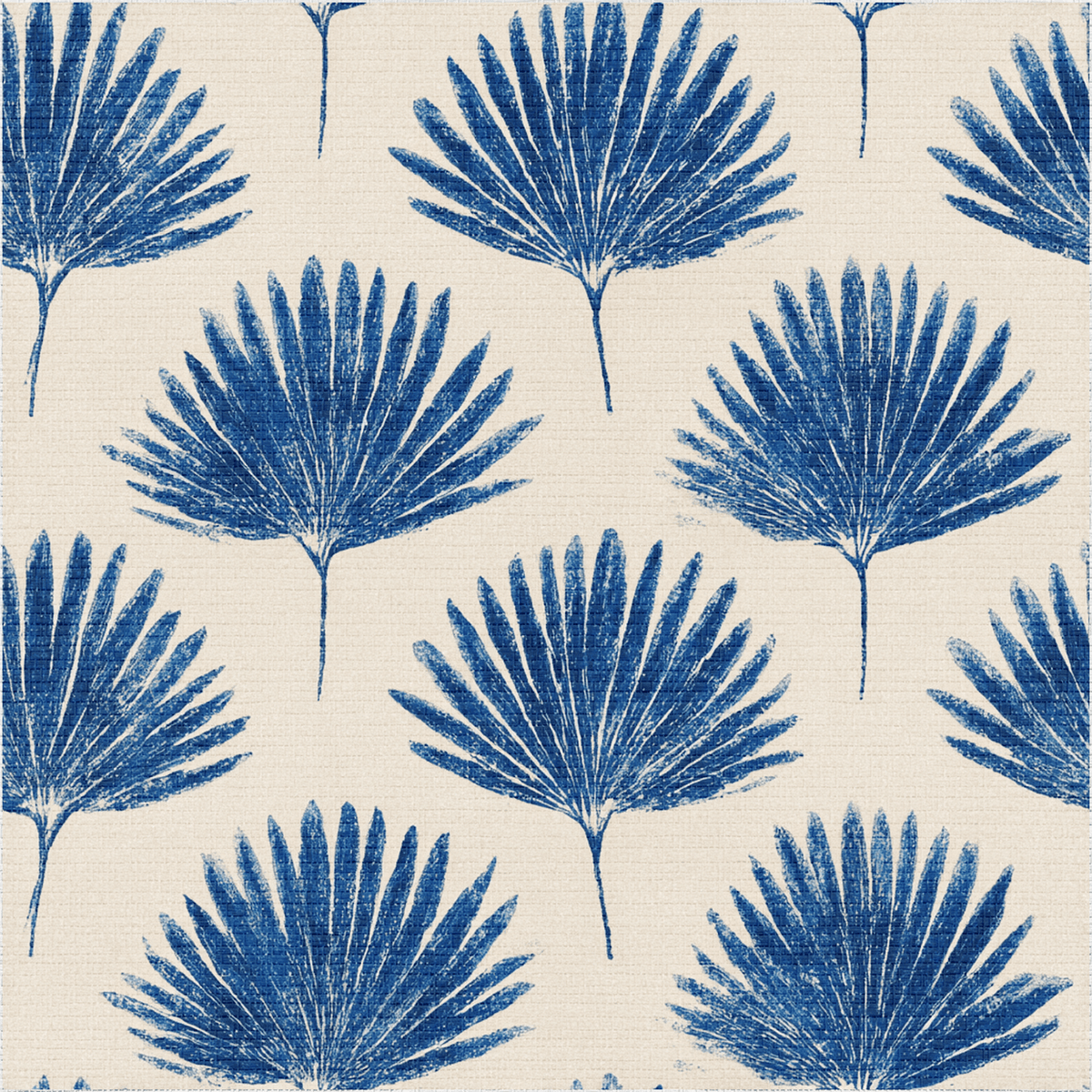 Seabreeze Palm Faux Grasscloth Wallpaper - Painted Paper