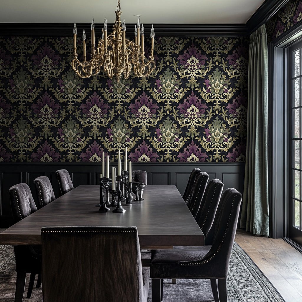 Shadow Damask - Painted Paper
