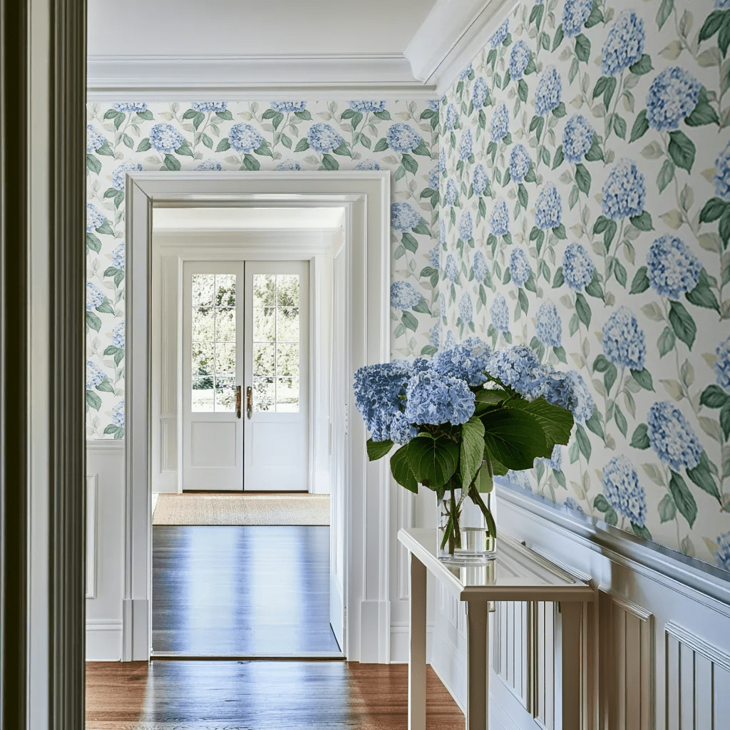 Skylark Bloom Wallpaper - Painted Paper