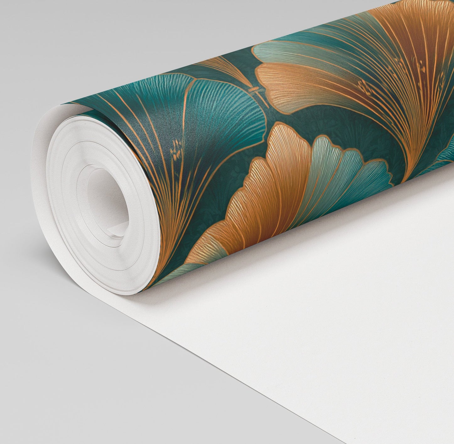 Sovereign Fan Wallpaper - Painted Paper