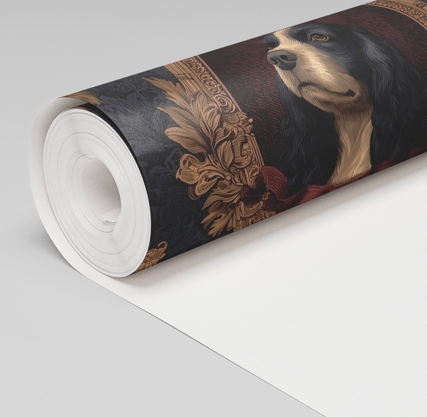 Spaniel Royalty Wallpaper - Painted Paper