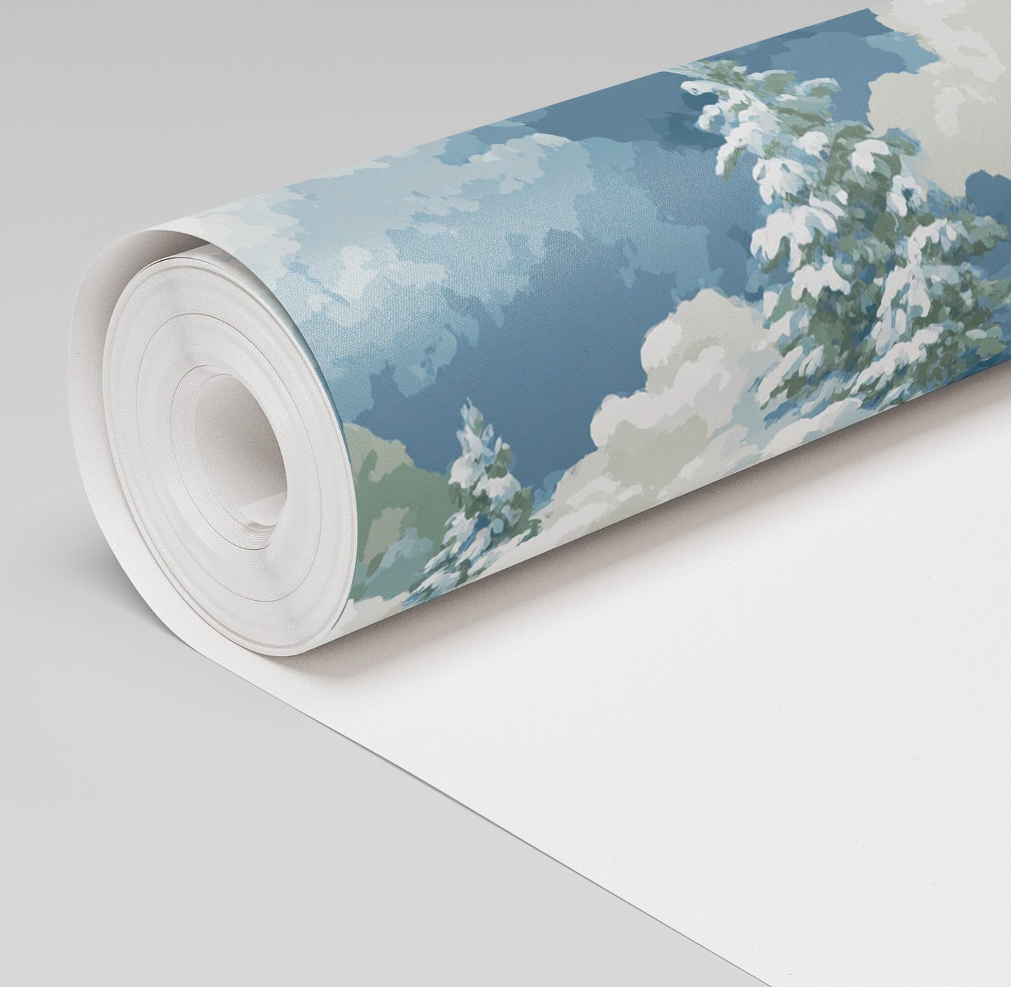 Starlit Sleigh Wallpaper - Painted Paper