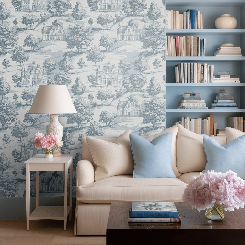 Storybook Hill Wallpaper - Painted Paper