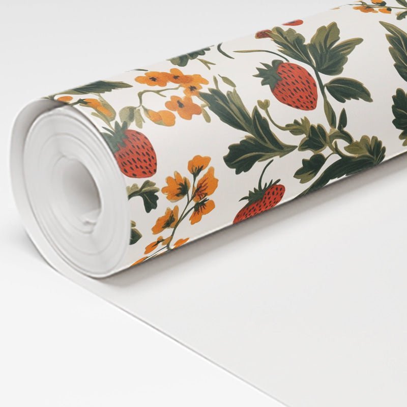 Strawberry Fields - Painted Paper