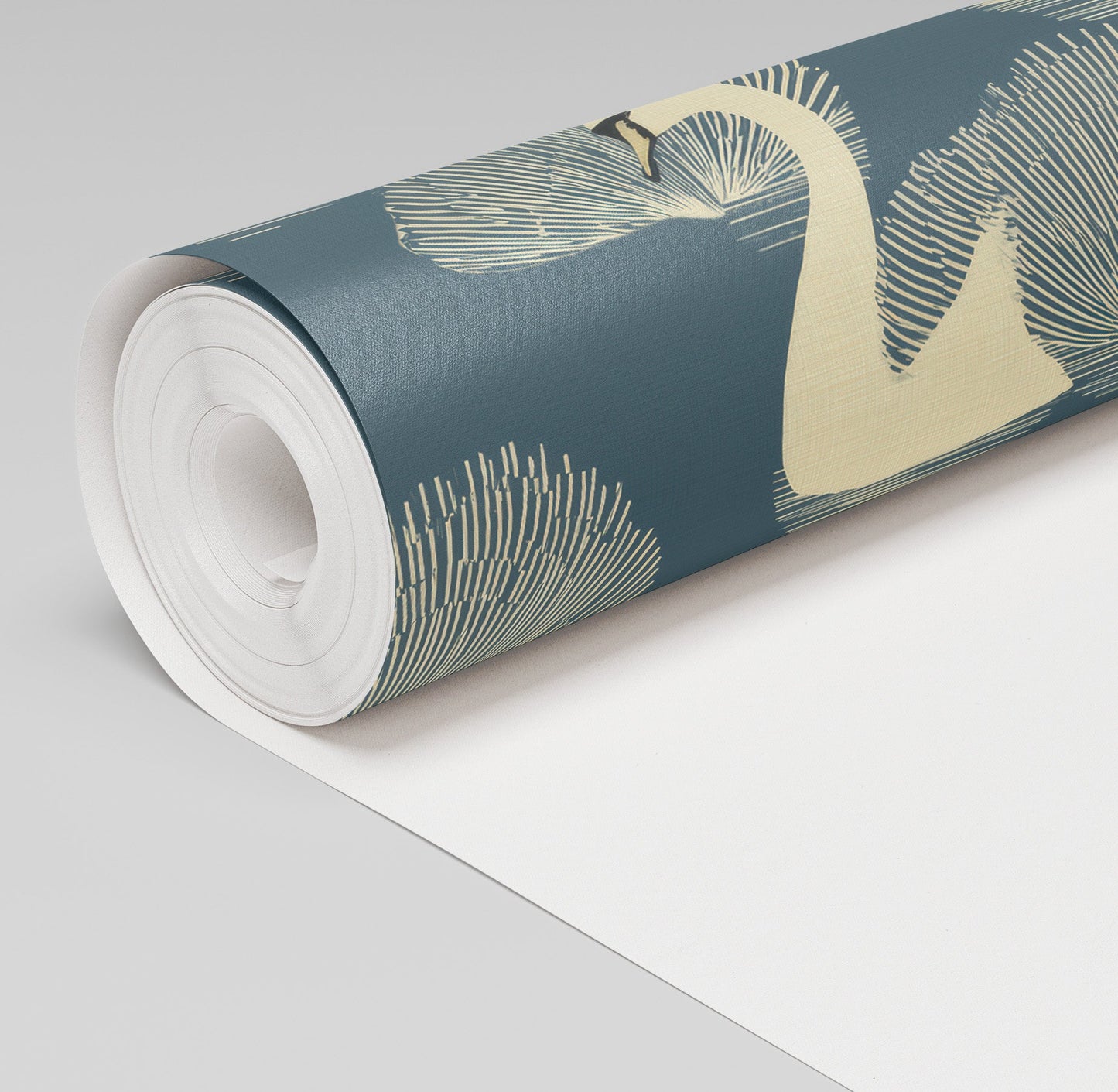 Swan Soirée Wallpaper - Painted Paper
