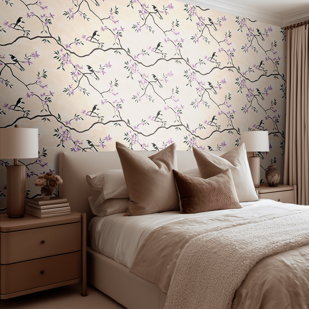 Sylthia Wallpaper - Painted Paper