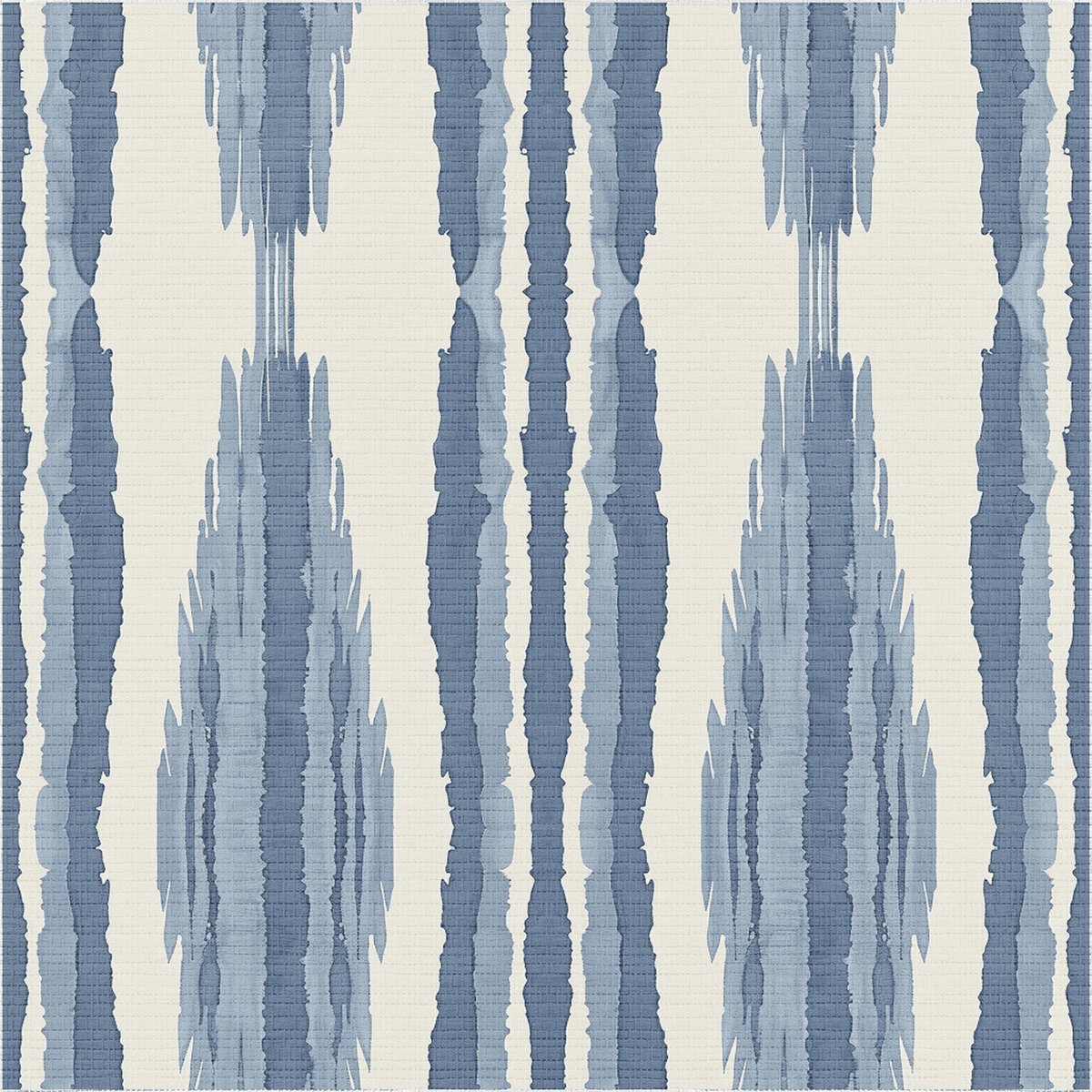 Tidal Ikat Faux Grasscloth Wallpaper - Painted Paper