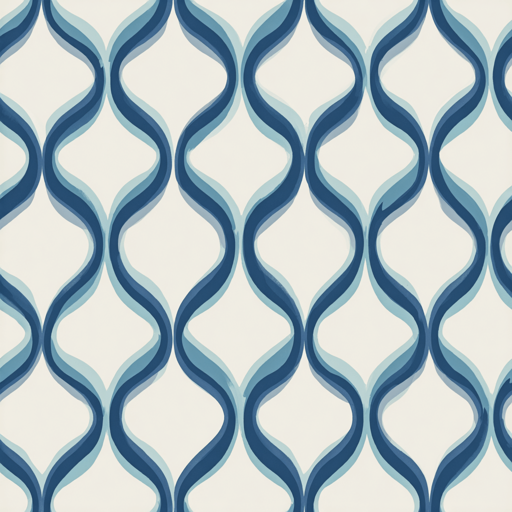 Tidal Wave Wallpaper - Painted Paper