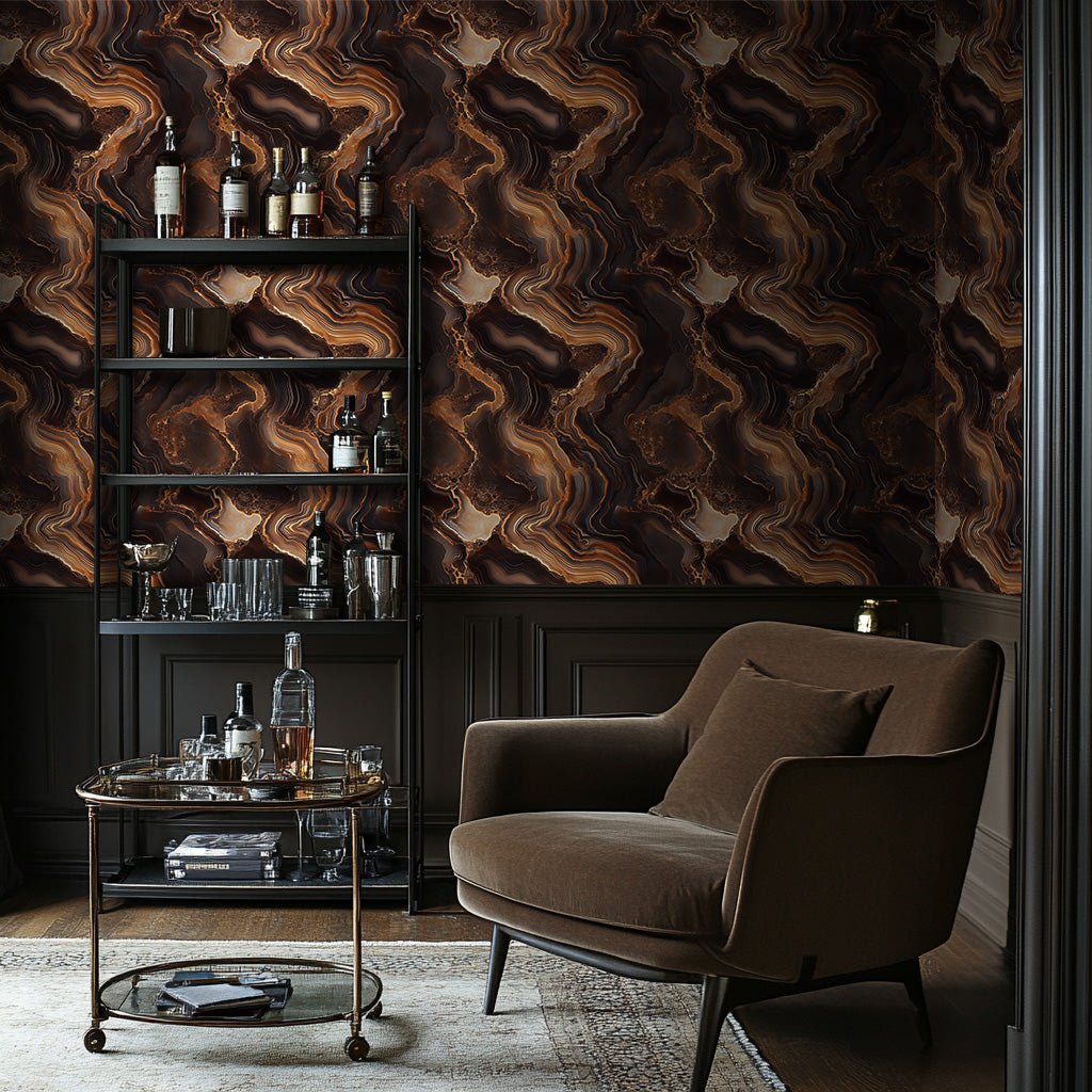 Tiger Eye Wallpaper - Painted Paper