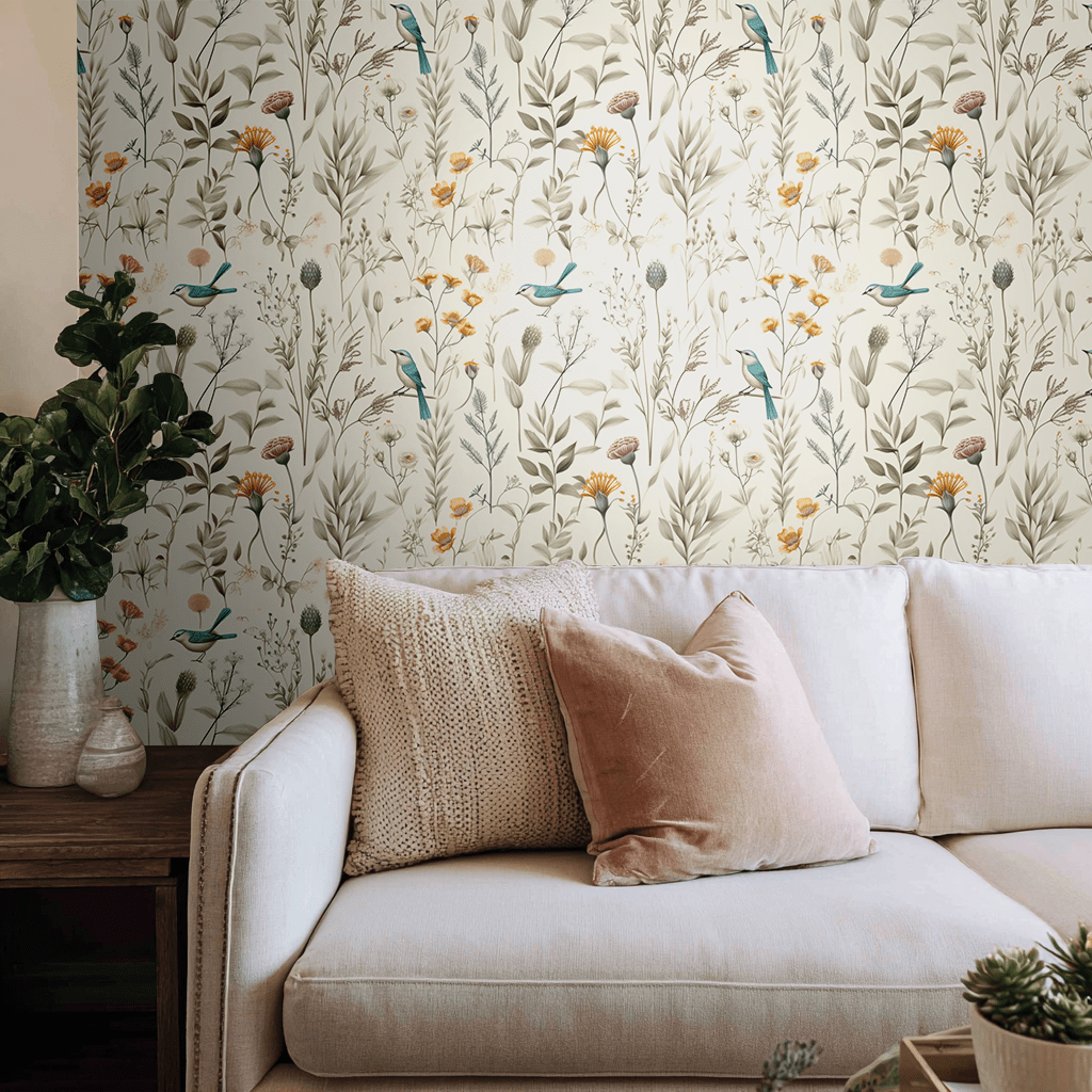 Trish Woodland Wallpaper - Painted Paper