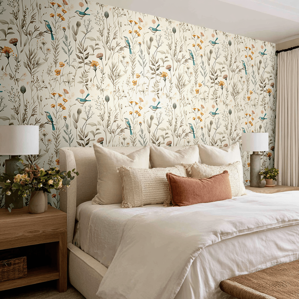 Trish Woodland Wallpaper - Painted Paper
