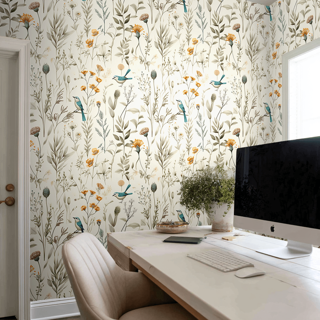 Trish Woodland Wallpaper - Painted Paper
