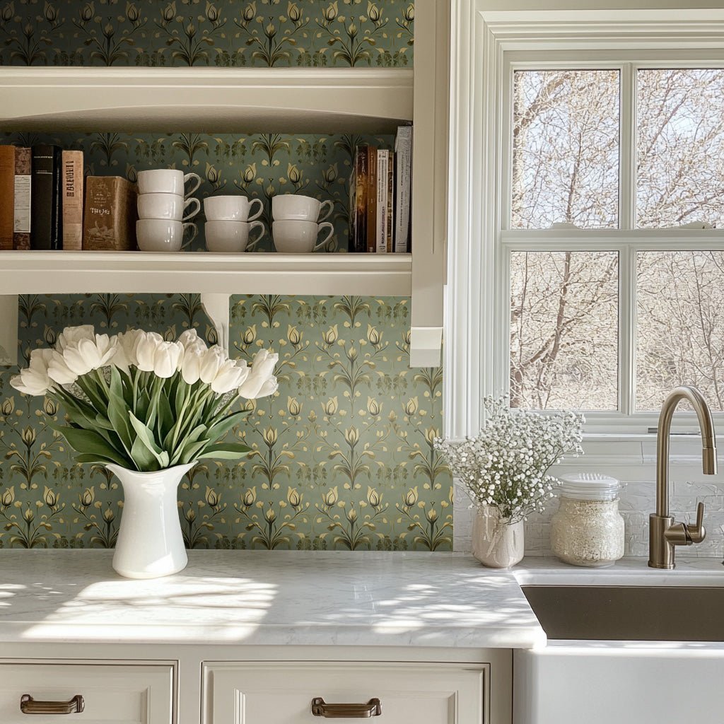 Tulip Whimsy - Painted Paper