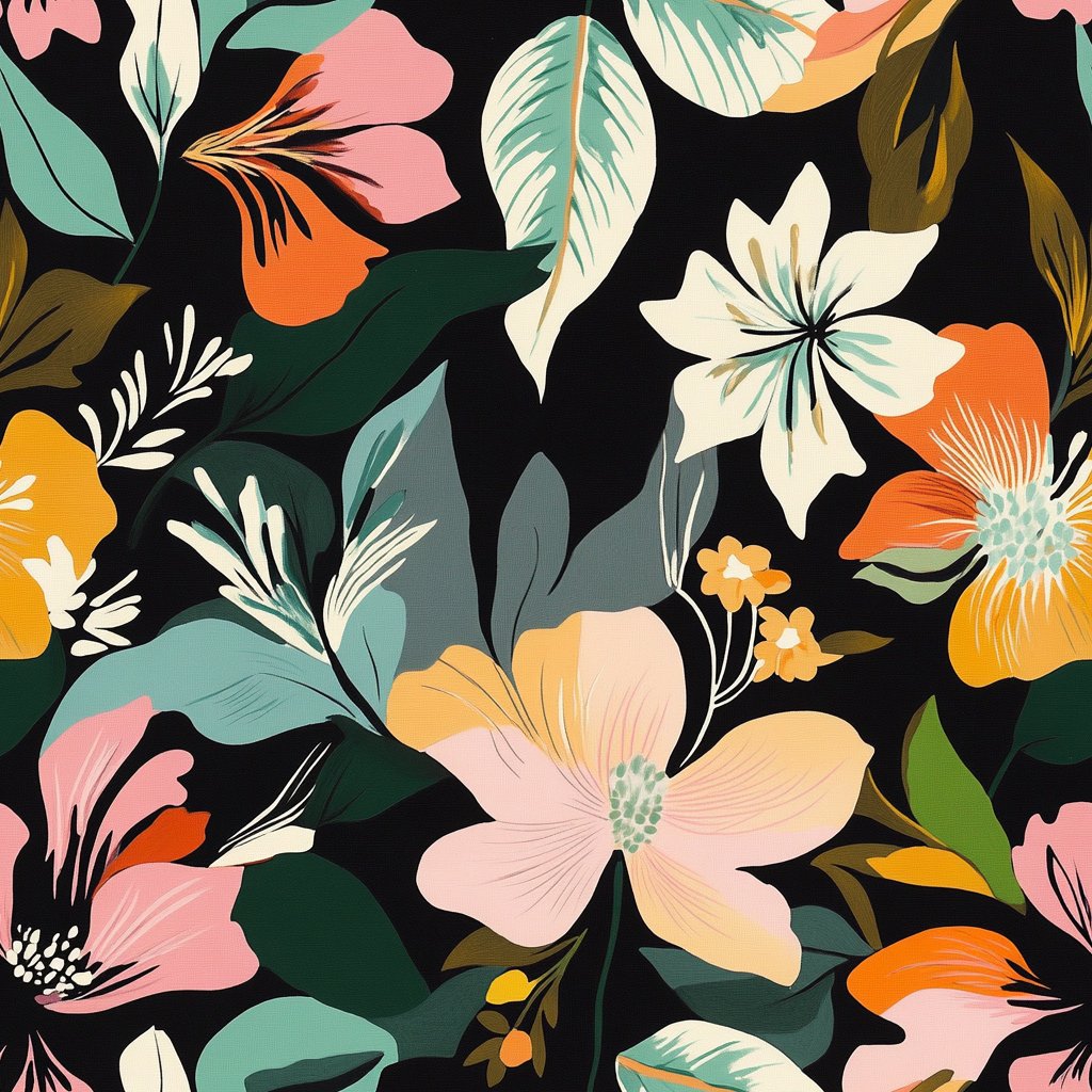 Twilight Garden - Painted Paper