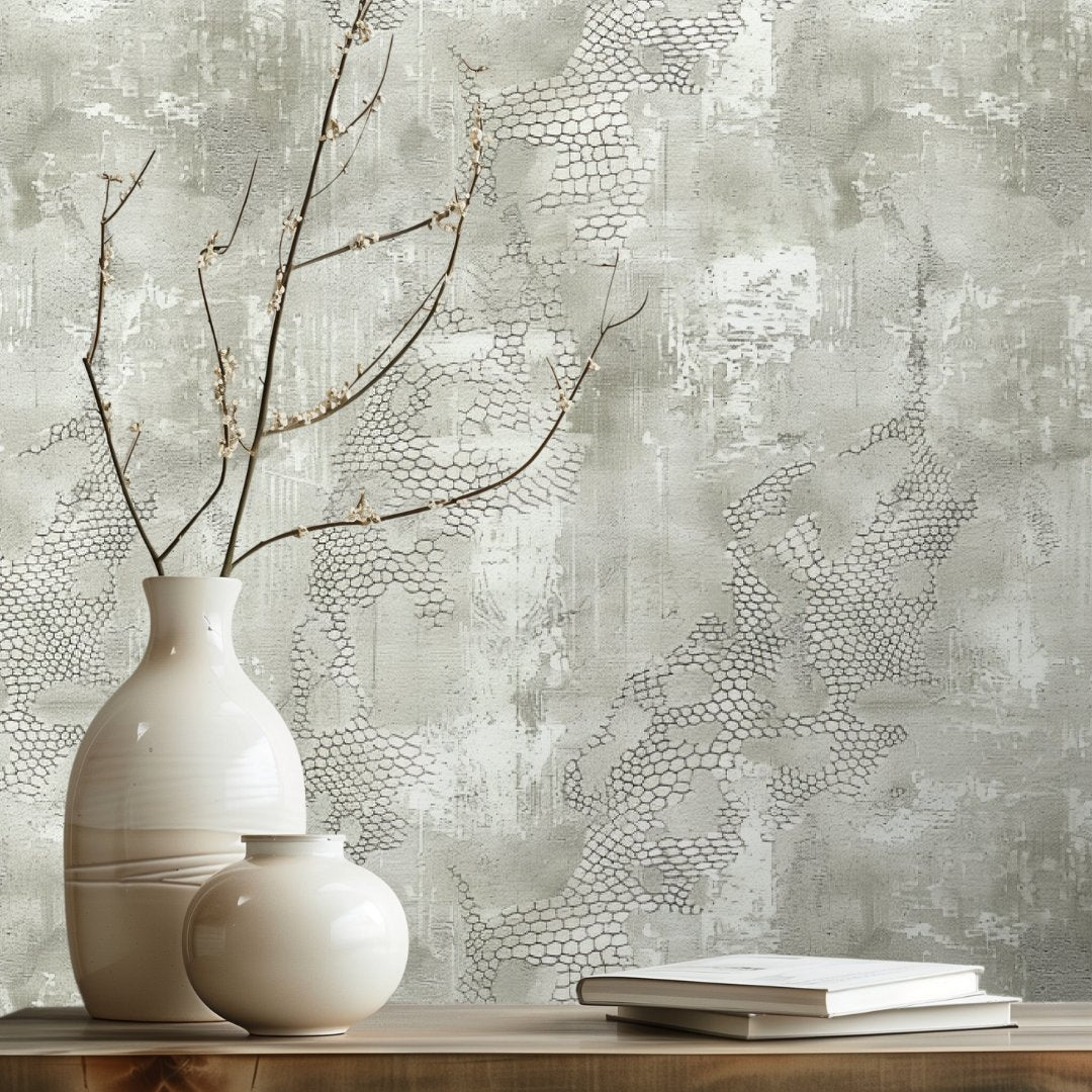 Udo Snake Skin Wallpaper - Painted Paper