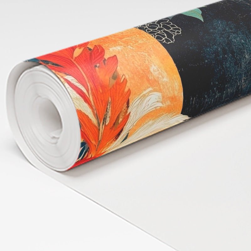 Vermilion Wallpaper - Painted Paper