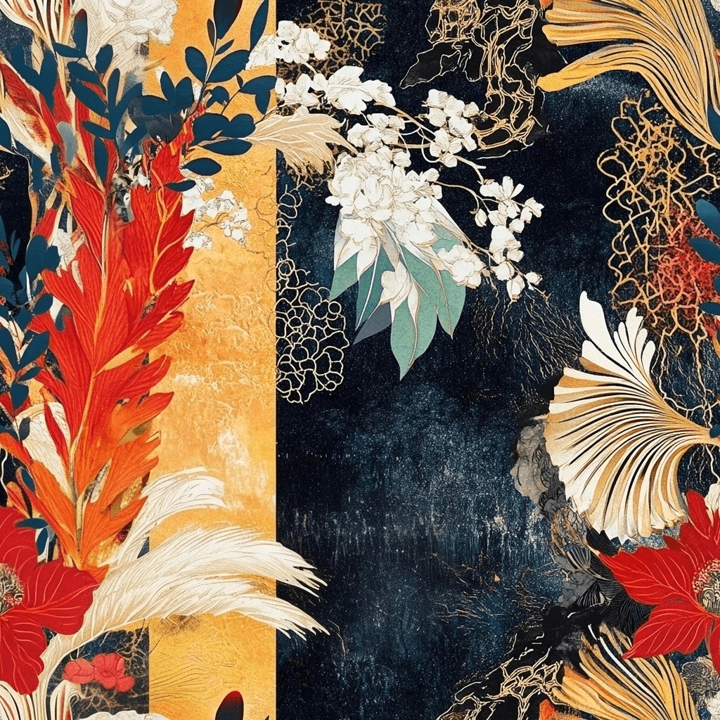 Vermilion Wallpaper - Painted Paper