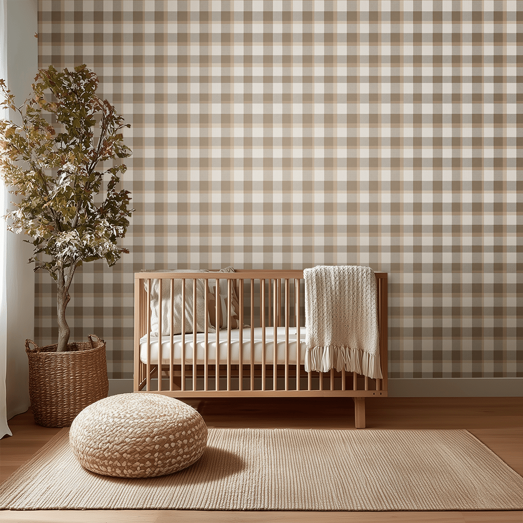 Whittaker Check Wallpaper - Painted Paper