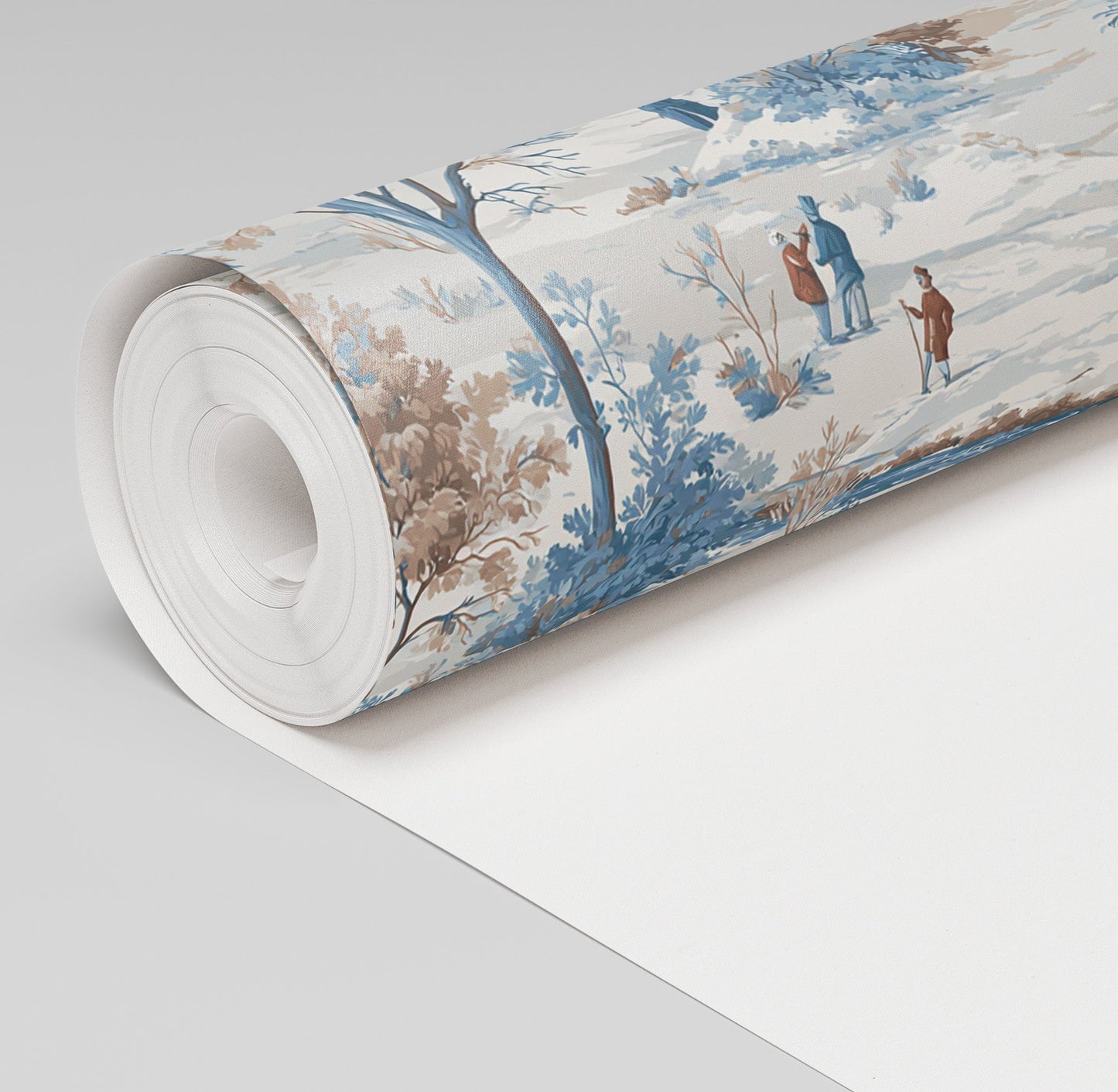 Winter Stroll Wallpaper - Painted Paper