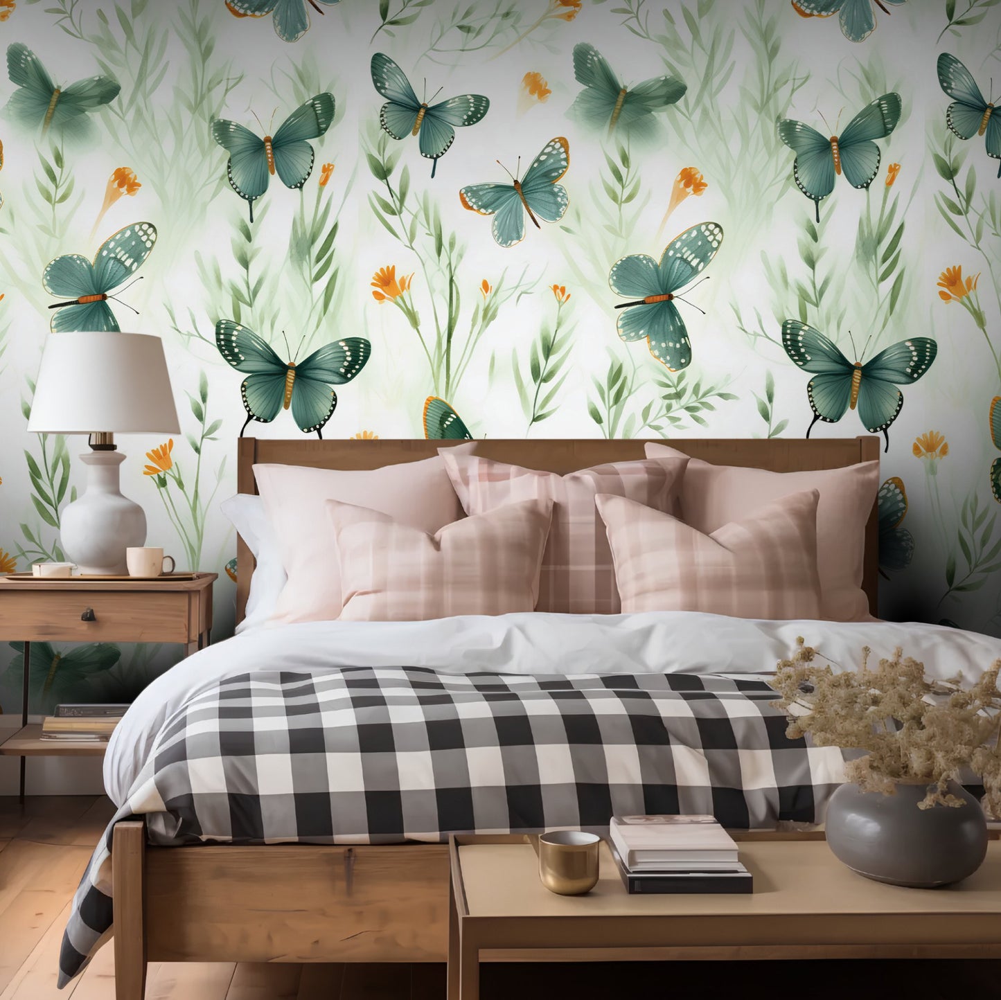 Arabella Butterfly Wallpaper - Painted Paper