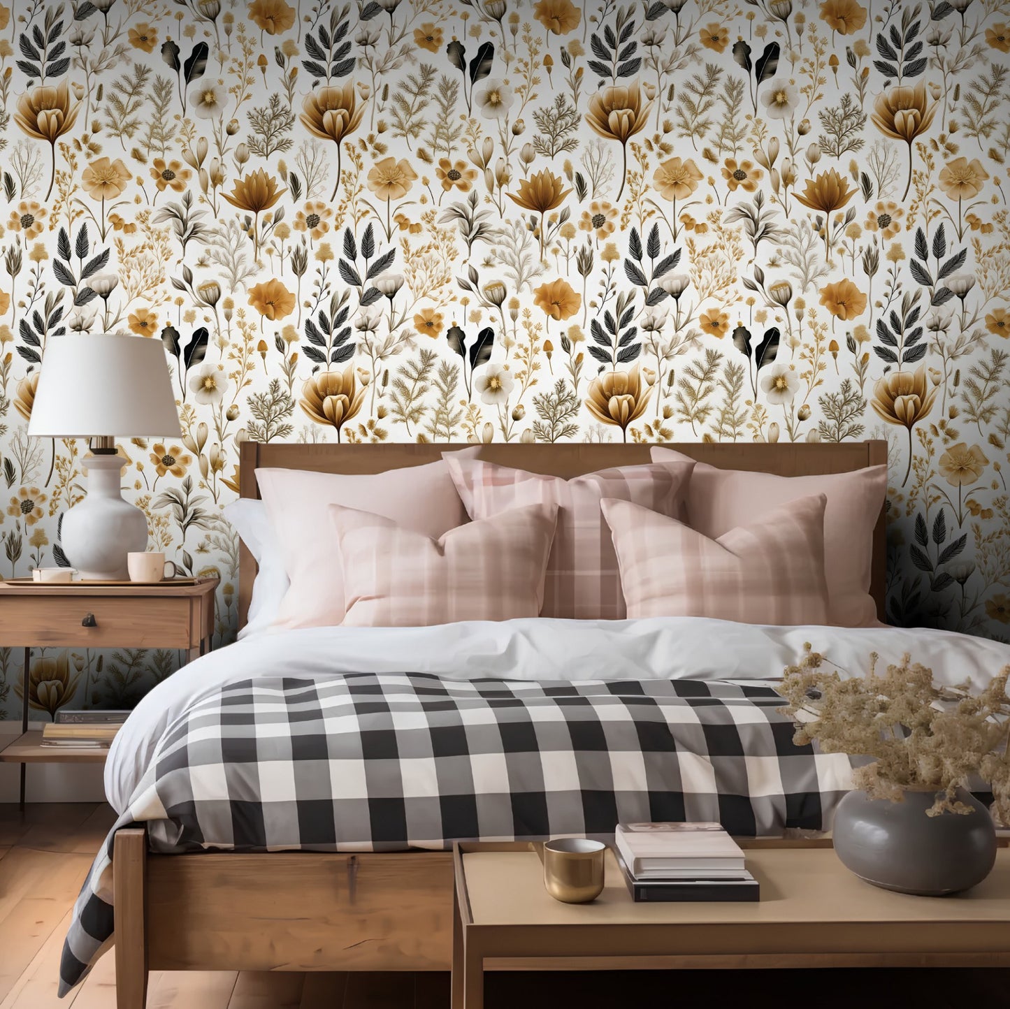 Celeste Floral Wallpaper - Painted Paper
