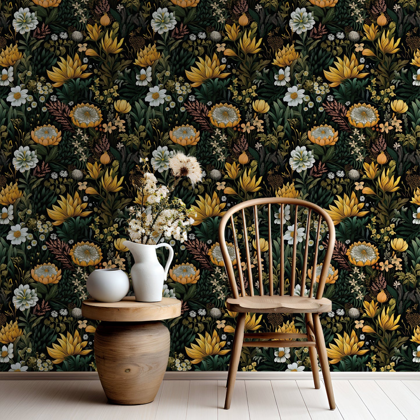 Ellis Botanical Wallpaper - Painted Paper