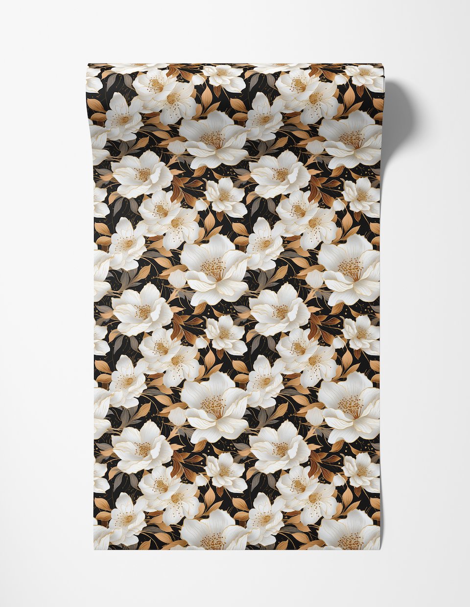 Golden Bloom Wallpaper - Painted Paper